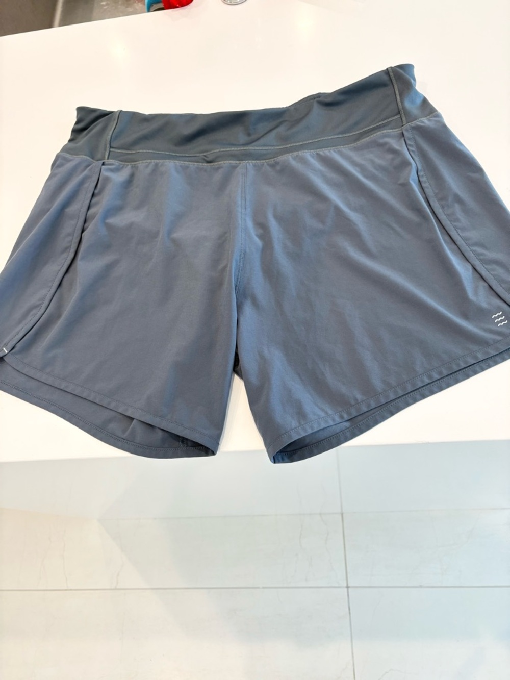 Men’s Free Fly Bamboo Lined Athletic Shorts Gray Stretch Training Performance-XL